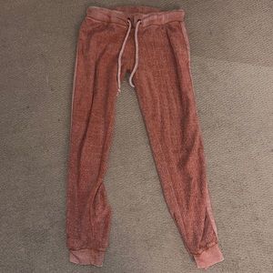 Burnt Orange Cozy Vintage Havana Joggers
